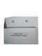 Formulare Box Metallisch in Silber Farbe 40x6x30cm