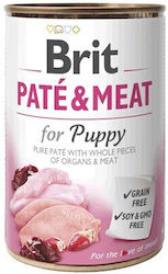 Brit Paté & Meat Canned Grain Free Puppy Food with Rabbit 1 x 400gr