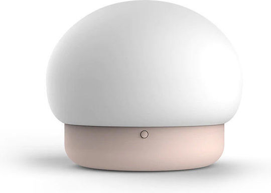 Φωτάκι Νυκτός LED Mushroom Rosa Warm