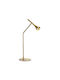Ideal Lux LED Schreibtischlampe in Gold Farbe