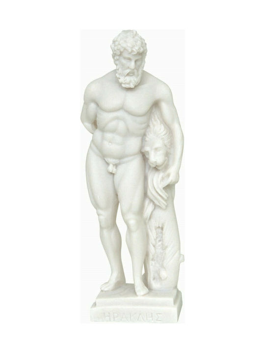 Soldatos Decorative Statuette made of Stone Hercules and the Nemean Lion 21cm 1pcs