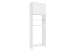 Drop Ντουλάπι Μπάνιου Πλυντηρίου 63x30.5x180cm Λευκό