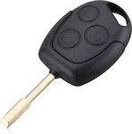 Car Key with 3 Buttons with Immobilizer for Ford Focus 1998-2004