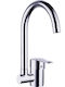 Laveo Lila Bld BLD 06LD U-Shaped Kitchen Faucet Counter Silver