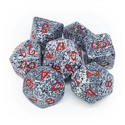 Chessex Speckled Polyhedral Dice Granite 25320