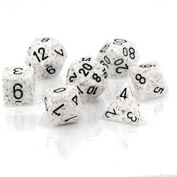 Chessex Call of Cthulhu Speckled Polyhedral 7-Die Dice Arctic Camo