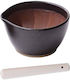 Ready Suribachi Motoshige Porcelain Mortar Black 12x11x6.5cm