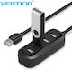 Vention Hub 4 Θυρών USB 2.0 με σύνδεση USB-A