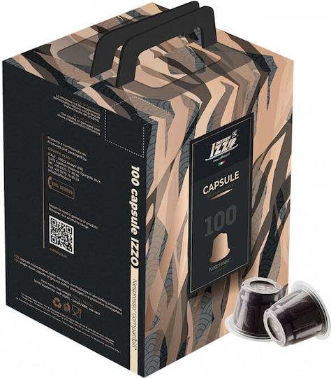 Izzo Капсули Еспресо Premium Съвместими с машина Nespresso 100капси
