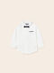 Mayoral Kids One Color Shirt White