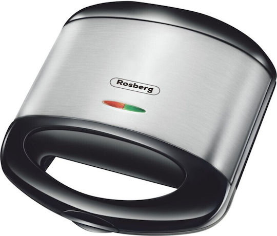 Rosberg Sandwichmaker für for 2 Sandwiches Sandwiches 750W Inox