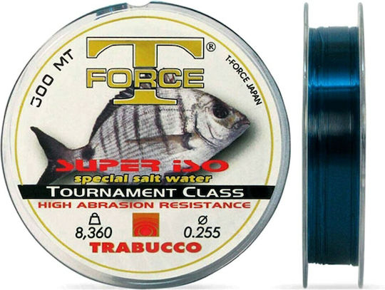Trabucco T-Force Super ISO Πετονιά Ψαρέματος Μπλε 300m / 0.35mm