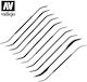 Acrylicos Vallejo Curved Λίμα Μοντελισμού No10 10τμχ