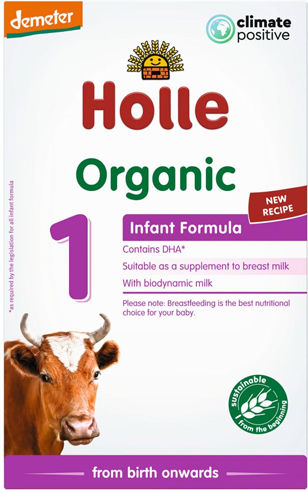 Holle Γάλα σε Σκόνη Organic 1 Infant Formula για 0+ Μηνών 400gr