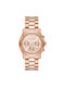 Michael Kors Uhr Chronograph mit Rose Gold Metallarmband