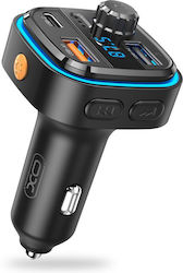 XO FM Transmitter Αυτοκινήτου BCC08 με Bluetooth / Type-C / USB