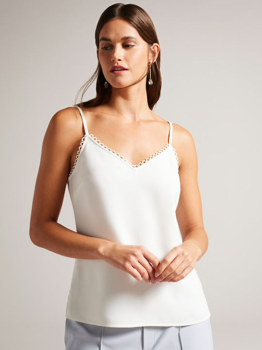 Ted Baker Γυναικείο Lingerie Top με Δαντέλα Λευκό