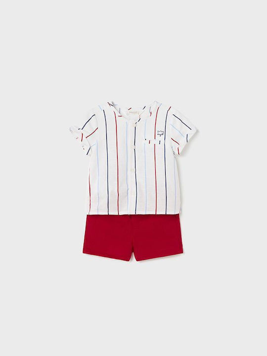 Mayoral Kids Set with Shorts Summer 2pcs White