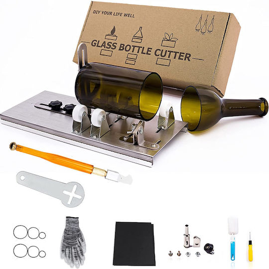 Kalawen Glass Cutter Glass Bottle Cutting and Recycling Machine QIEGE-DE-02