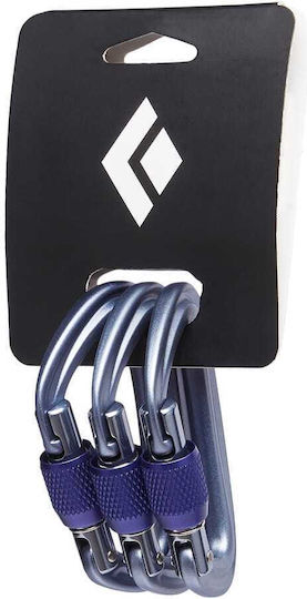 Black Diamond Liteforg Screw Lockable Carabiners 3pcs