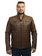 Herren Lederjacke Brad - Koniak