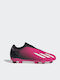 X Speedportal.3 FG Kids Soccer Cleats with Molded Taps Team Shock Pink 2 Zero Metallic Core Black