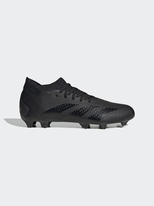 Adidas Predator Accuracy.3 FG Χαμηλά Ποδοσφαιρικά Παπούτσια με Τάπες Core Black / Cloud White