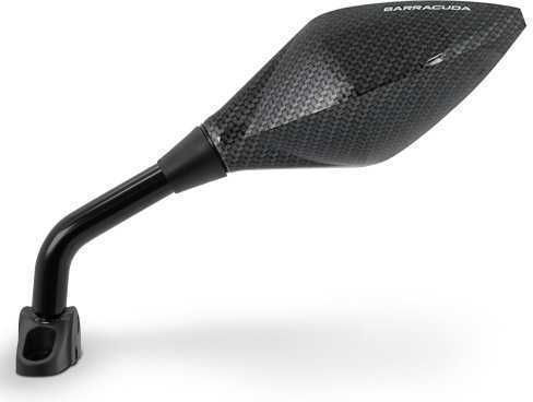 Barracuda Καθρέπτες Μοτοσυκλέτας Race Fairing Carbon Μαύρο 2τμχ