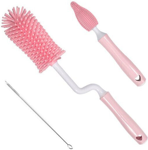 Reinigungsbürste für Babyflaschen Rosa Laver 3Stück