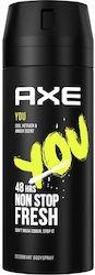 Axe You Cool Vetiver Amber Scent Non Stop Fresh 48h Spray 150ml