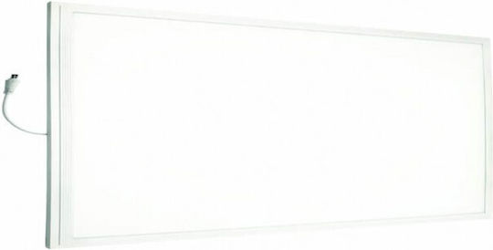 Vito Rectangular Recessed LED Panel 45W with Cool White Light 6400K 119.5x29.5cm