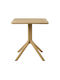 Ocean Table Tavern Polypropylene Mocha 70x70x75cm