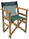 Director's Chair Wooden Retto Karydi / Kyparissi 1pcs 61x51x86cm.