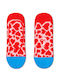 Happy Socks Damen Socken Rot 1Pack