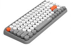 Ajazz 308i Ultra Fără fir Bluetooth Doar tastatura UK Gri