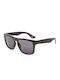 Vans Squared Off Shades Men's Sunglasses with Black Plastic Frame and Gray Lens VN0A7PR1BLK