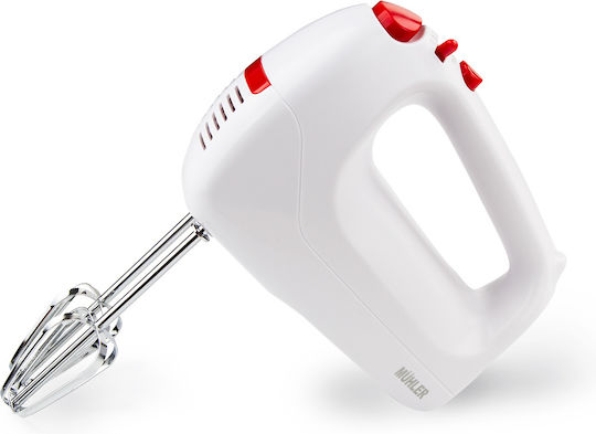 Muhler MX-202S Μίξερ Χειρός 200W Λευκό