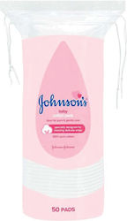 Johnson & Johnson Baby 50τμχ Δίσκοι Ντεμακιγιάζ