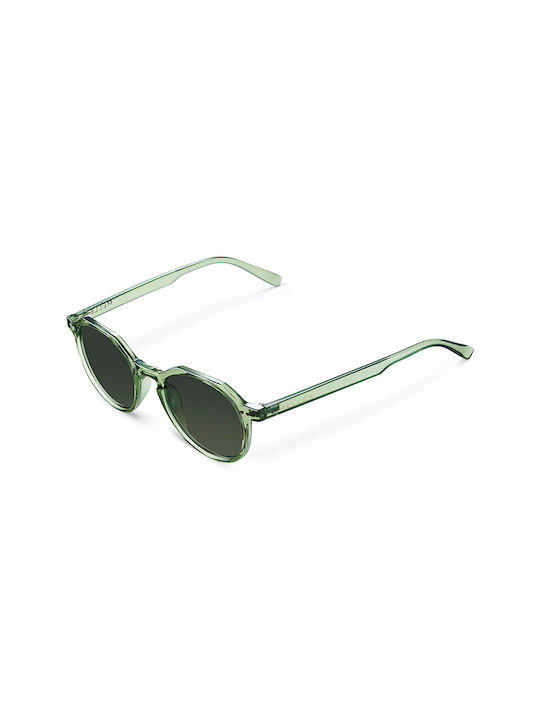 Meller Chauen Sunglasses with All Olive Plastic Frame and Green Polarized Lens
