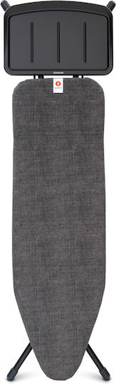 Brabantia Гладилница За Парна Ютия Компактна Denim Черна 124x38x98см