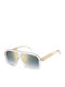 Carrera Men's Sunglasses with Transparent Horn-Rimmed Frame and Grey Gradient Lens 1053/S 900/1V