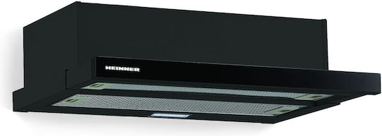 Heinner Sliding Vent Hood 90cm Black