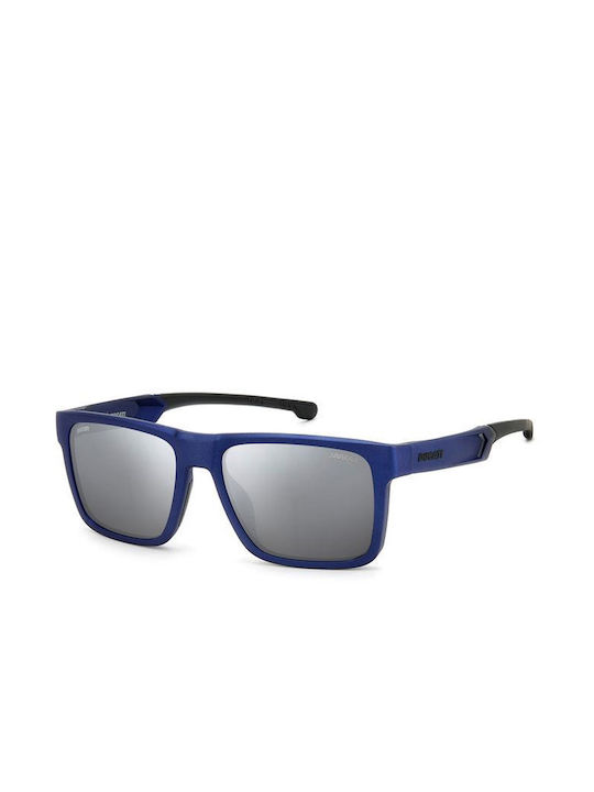 Carrera Ducati Carduc Männliche Sonnenbrillen mit Blauer Horn umrandeter Rahmen und Grauem Spiegel Fassung 021/S TZQ/T4