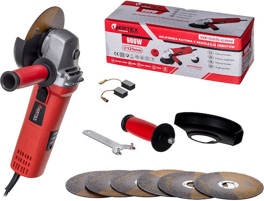 Vertex VKS12502V Τροχός 125mm Ρεύματος 850W με Ρύθμιση Στροφών