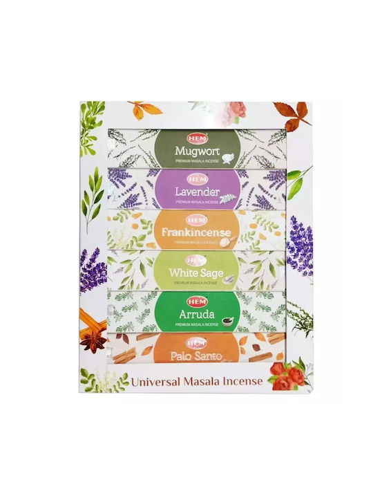 Hem Комплект Ароматни пръчици Masala DET3080327 6бр