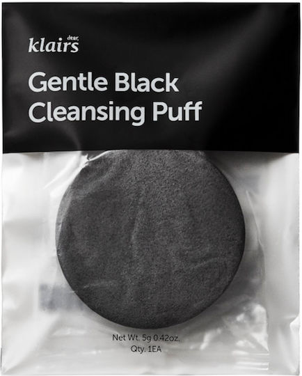 Dear, Klairs Σφουγγάρι Καθαρισμού Προσώπου Μαύρο Gentle Black