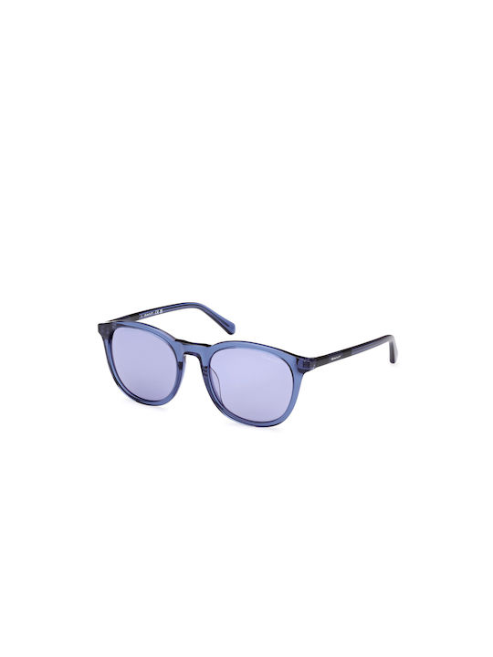 Gant Men's Sunglasses with Blue Plastic Frame and Blue Lens GA7220 90V