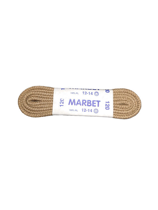 Marbet Marbet Shoelaces Beige 2pcs 120cm