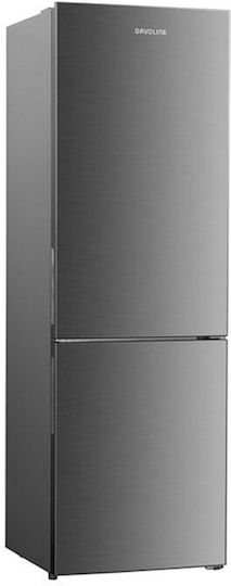 Davoline Kühl-Gefrierkombination 253Es Total NoFrost H180xB54xT60cm. Inox CFX 253 NF IX