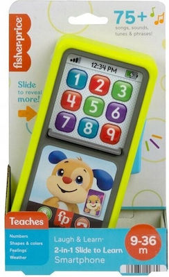 Fisher Price Phone Toy Laugh & Learn Smartphone with Music and Sounds for 9++ Months